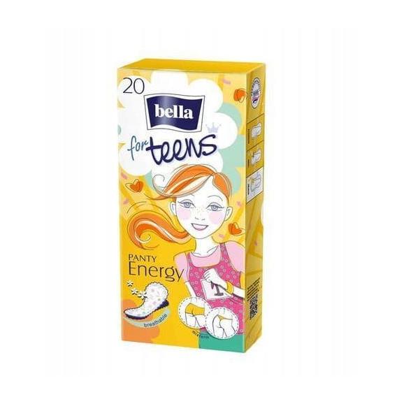Wkładki higieniczne, Bella for Teens Ultra Energy, 20 szt. Wkładki higieniczne, Bella for Teens Ultra Energy, 20 szt. - zdjęcie produktu