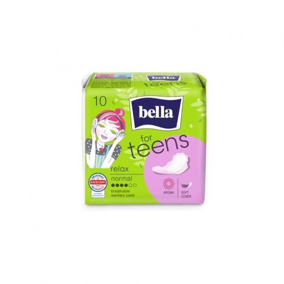 Bella For Teens Ultra Relax Podpaski higieniczne ze skrzydełkami (10 sztuk) - zdjęcie produktu