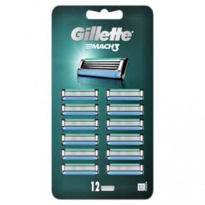 Gillette Mach3, wkłady do maszynki, 12 szt. 1 opakowanie - zdjęcie produktu