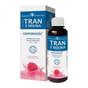 Domowa Apteczka, Tran z rekina o smaku malinowym, 250 ml - zdjęcie produktu