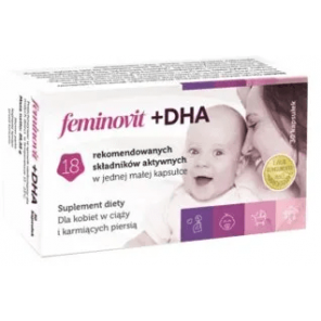 Feminovit + DHA, kapsułki, 30 szt. - zdjęcie produktu