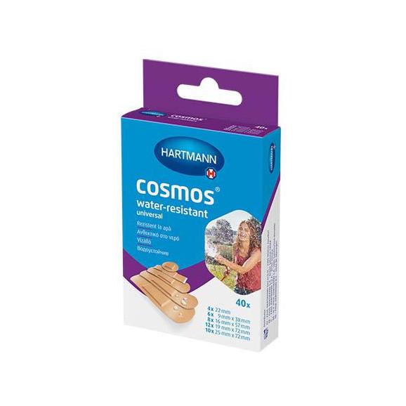Plastry wodoodporne uniwersalne Cosmos, różne rozmiary i kształty, zestaw, 40 szt. Plastry wodoodporne uniwersalne Cosmos, różne rozmiary i kształty, zestaw, 40 szt. - zdjęcie produktu