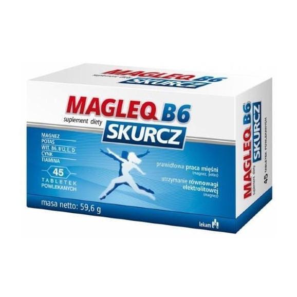 Magleq B6 Skurcz, tabletki, 45 szt. Magleq B6 Skurcz, tabletki, 45 szt. - zdjęcie produktu