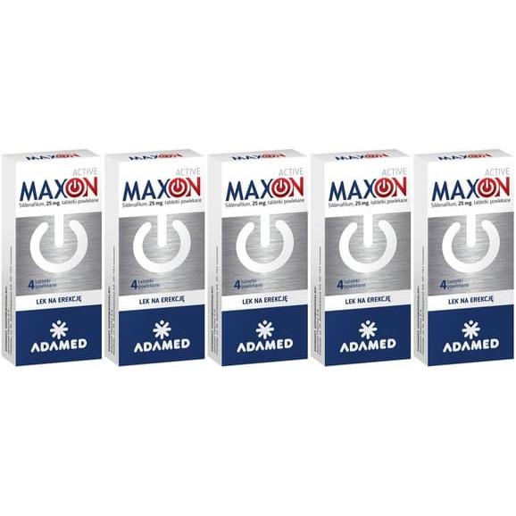 Maxon Active, 25 mg, tabletki powlekane, 20 szt. Maxon Active, 25 mg, tabletki powlekane, 20 szt. - zdjęcie produktu
