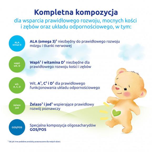 Bebiko Junior 3 Nutriflor Expert, odżywcza formuła na bazie mleka, 600 g - zdjęcie produktu