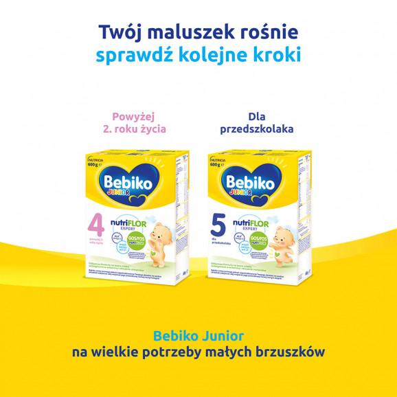Bebiko Junior 3 Nutriflor Expert, odżywcza formuła na bazie mleka, 600 g - zdjęcie produktu