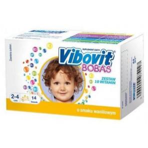 Vibovit Bobas o smaku waniliowym, saszetki, 14 szt. - zdjęcie produktu