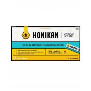 Honikan, żel na gardło i kaszel, saszetki, 10 szt. - zdjęcie produktu