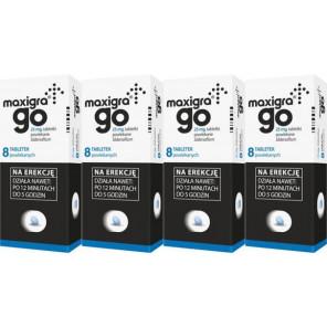 Maxigra Go 25 mg, tabletki powlekane, 4x 8 szt. - zdjęcie produktu
