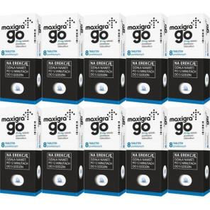 Maxigra Go 25 mg, tabletki powlekane, 10x 8 szt. - zdjęcie produktu