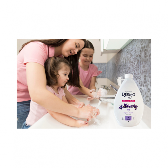 Dermomed, mydło w płynie, Iris, zapas, 1000 ml - zdjęcie produktu