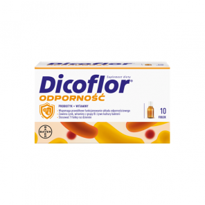 Dicoflor Odporność, dla dzieci od 3 roku i dorosłych, krople 10 x 10 ml - zdjęcie produktu