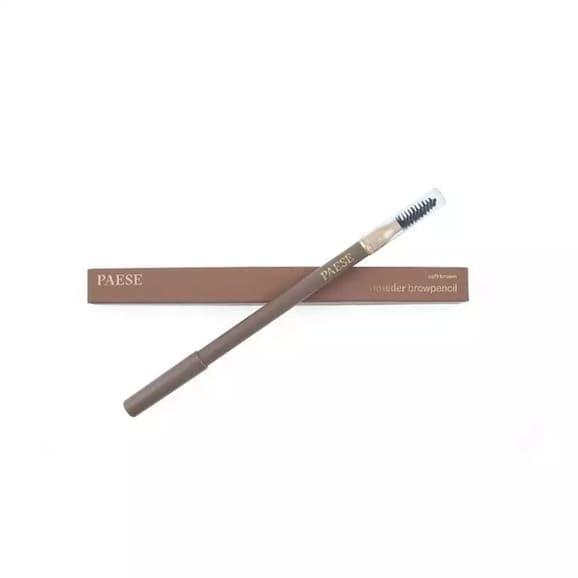 PAESE Powder Browpencil, pudrowa kredka do brwi, SOFT BROWN