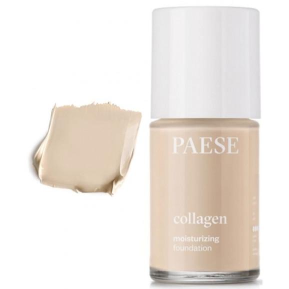 PAESE Collagen Moisturizing Foundation, kolagenowy podkład nawilżający, 301N LIGHT BEIGE, 30 ml PAESE Collagen Moisturizing Foundation, kolagenowy podkład nawilżający, 301N LIGHT BEIGE, 30 ml - zdjęcie produktu