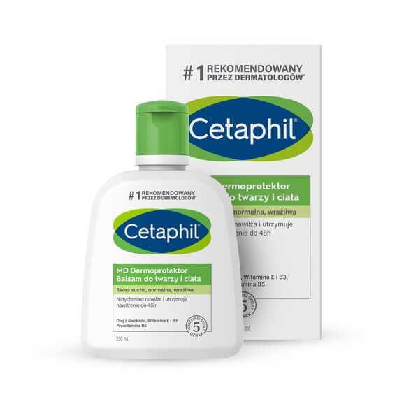 Cetaphil MD Dermoprotektor, balsam do twarzy i ciała, 250 ml Cetaphil MD Dermoprotektor, balsam do twarzy i ciała, 250 ml - zdjęcie produktu