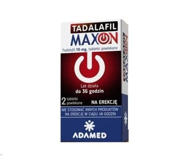Tadalafil Maxon, 10 mg, tabletki, 2 szt.