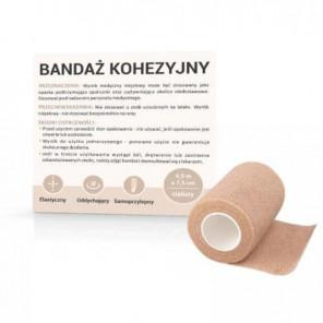 Bandaż kohezyjny 7,5 cm x 4,5 m, cielisty, 1 szt. - zdjęcie produktu