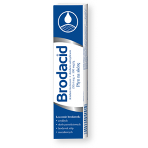 Brodacid, (50,4 mg + 100 mg)/g, płyn na skórę, 8 g - zdjęcie produktu