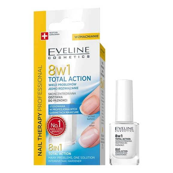 Odżywka do paznokci 8w1 Eveline Nail Therapy, 12 ml Odżywka do paznokci 8w1 Eveline Nail Therapy, 12 ml - zdjęcie produktu