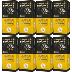Tadalafil Maxigra 10 mg, tabletki, 8x 2 szt. - zdjęcie produktu