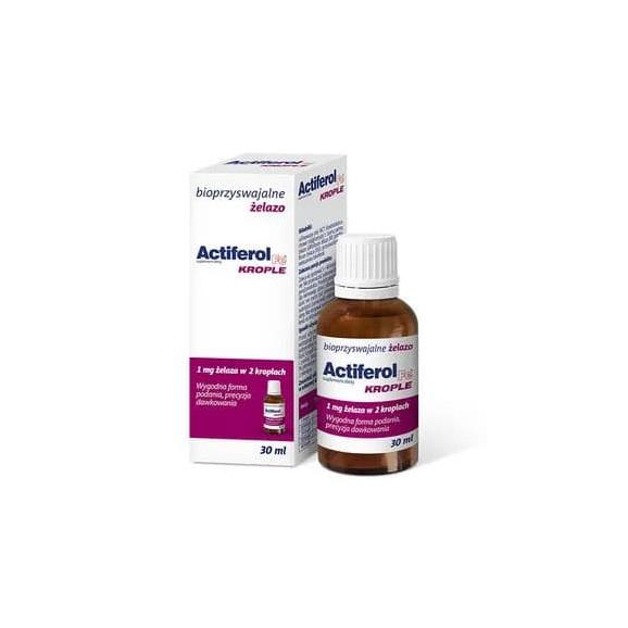 Actiferol Fe, krople, 30 ml Actiferol Fe, krople, 30 ml - zdjęcie produktu