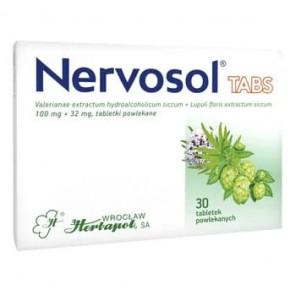 Nervosol Tabs, 100 mg + 32 mg, tabletki powlekane, 30 szt. - zdjęcie produktu