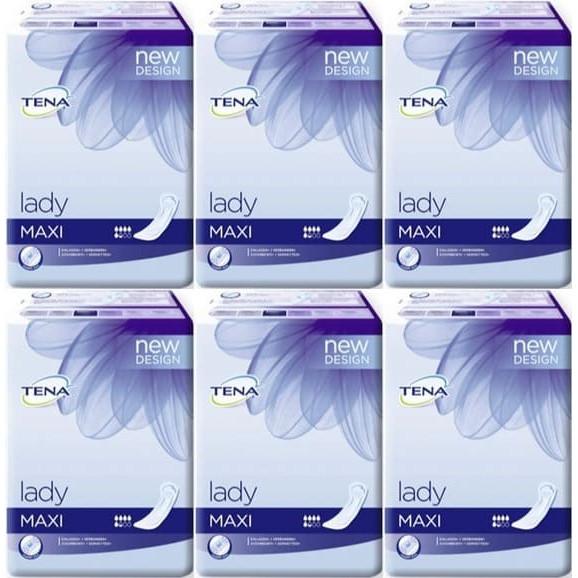 Tena Lady Maxi, podpaski specjalistyczne, zestaw 6x po 12 szt. Tena Lady Maxi, podpaski specjalistyczne, zestaw 6x po 12 szt. - zdjęcie produktu