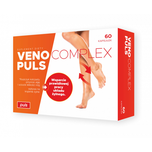 VenoComplex Puls - suplement diety (60 kapsułek) VenoComplex Puls - suplement diety (60 kapsułek) - zdjęcie produktu