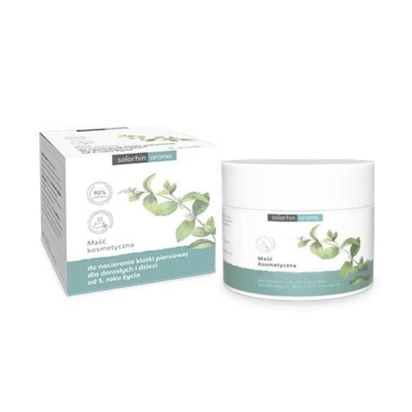 Salorhin Aroma, maść kosmetyczna do nacierania klatki piersiowej, dla dorosłych i dzieci od 5 roku życia, 50 ml Salorhin Aroma, maść kosmetyczna do nacierania klatki piersiowej, dla dorosłych i dzieci od 5 roku życia, 50 ml - zdjęcie produktu