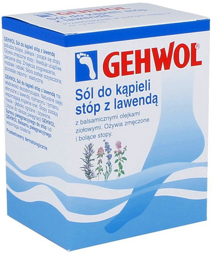 Gehwol Fussbad, sól z lawendą do kąpieli stóp, 250 g