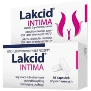 Lakcid Intima, kapsułki dopochwowe, 10 szt. - zdjęcie produktu