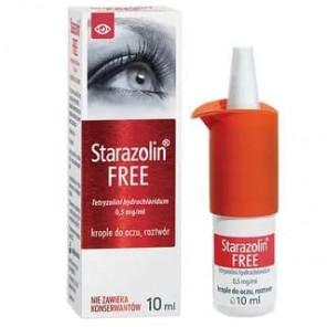 Starazolin Free 0,5 mg/ml, krople do oczu, 10 ml - zdjęcie produktu