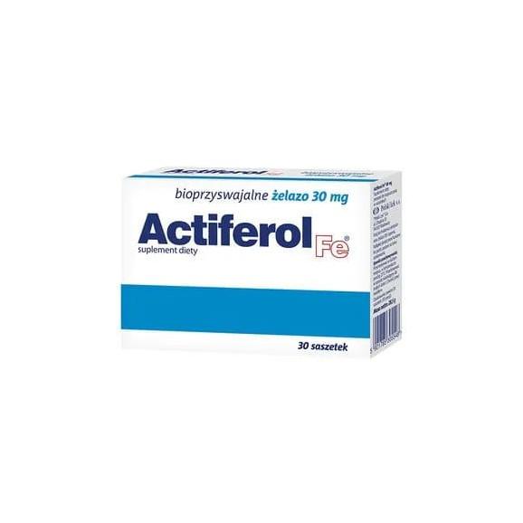 Actiferol Fe 30 mg, saszetki, 30 szt. Actiferol Fe 30 mg, saszetki, 30 szt. - zdjęcie produktu