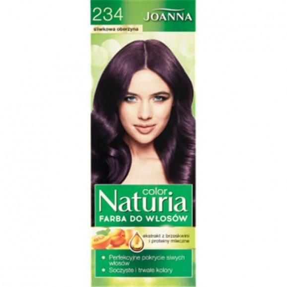 Joanna Naturia Color, farba do włosów, śliwkowa oberżyna 234, 1 szt. Joanna Naturia Color, farba do włosów, śliwkowa oberżyna 234, 1 szt. - zdjęcie produktu