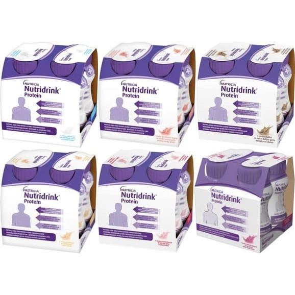 Nutridrink Protein, płyn, różne smaki, zestaw, 24x125 ml Nutridrink Protein, płyn, różne smaki, zestaw, 24x125 ml - zdjęcie produktu