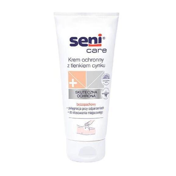 Seni Care, krem ochronny z tlenkiem cynku, 100 ml Seni Care, krem ochronny z tlenkiem cynku, 100 ml - zdjęcie produktu