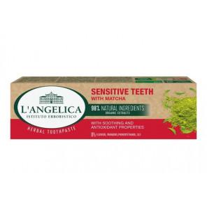 L'Angelica Sensitive Teeth With Matcha, pasta do zębów, 75 ml - zdjęcie produktu