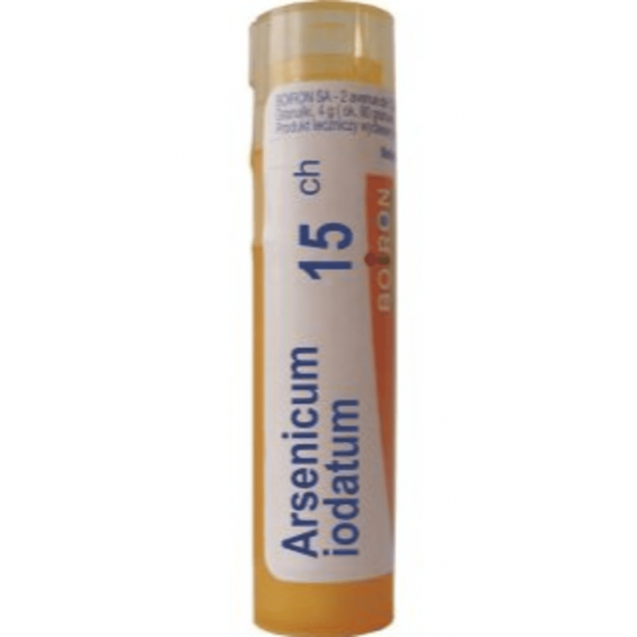 Boiron Arsenicum Iodatum 15 CH, granulki, 4 g Boiron Arsenicum Iodatum 15 CH, granulki, 4 g - zdjęcie produktu