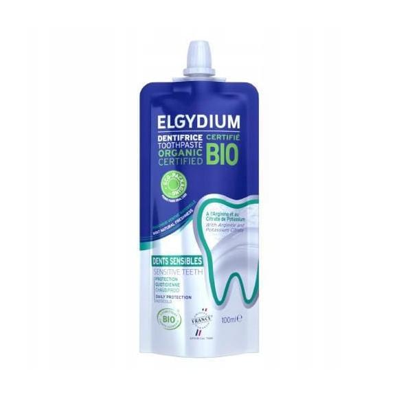 Elgydium Bio Sensitive, pasta do zębów wrażliwych, doypack, 100 ml Elgydium Bio Sensitive, pasta do zębów wrażliwych, doypack, 100 ml - zdjęcie produktu