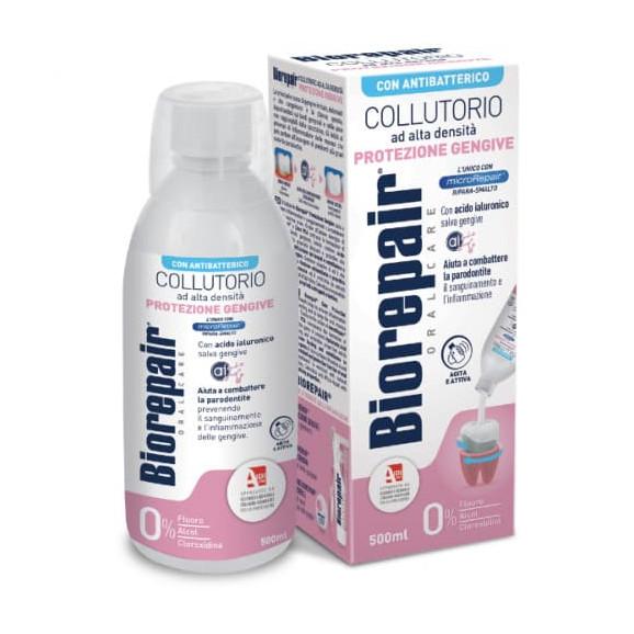 Biorepair, płyn do płukania jamy ustnej, ochrona dziąseł, 500 ml Biorepair, płyn do płukania jamy ustnej, ochrona dziąseł, 500 ml - zdjęcie produktu