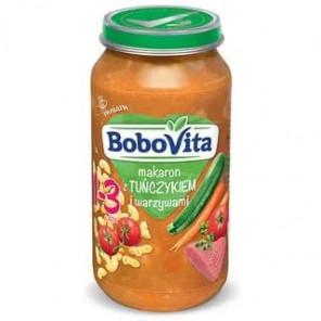 BoboVita Junior Obiadek, makaron z tuńczykiem i warzywami, od 1-3 lat, 250 g - zdjęcie produktu