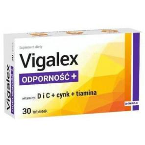 Vigalex Odporność+, tabletki, 30 szt. - zdjęcie produktu