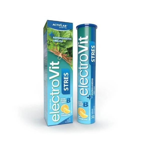 Activlab Pharma ElectroVit Stres, pomarańcza, tabletki musujące, 20 szt. Activlab Pharma ElectroVit Stres, pomarańcza, tabletki musujące, 20 szt. - zdjęcie produktu