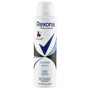Rexona Invisible Aqua, antyperspirant w sprayu dla kobiet, 150 ml - zdjęcie produktu