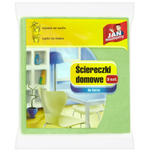 Jan Niezbędny, ściereczki domowe do kurzu, 3 szt. - zdjęcie produktu