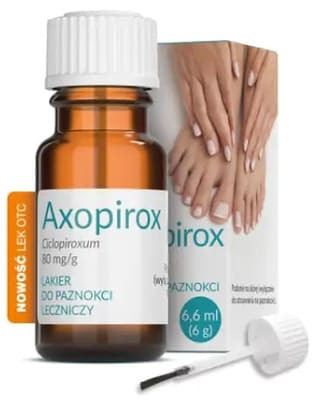 Axopirox, lakier do paznokci leczniczy, 6,6 ml
