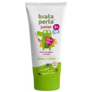 Biała Perła Junior 6+, pasta do zębów jabłkowo-miętowa, 75 ml - zdjęcie produktu