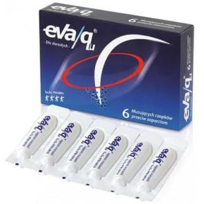 Eva/ Qu, czopki musujące przeciw zaparciom, 6 szt. - zdjęcie produktu