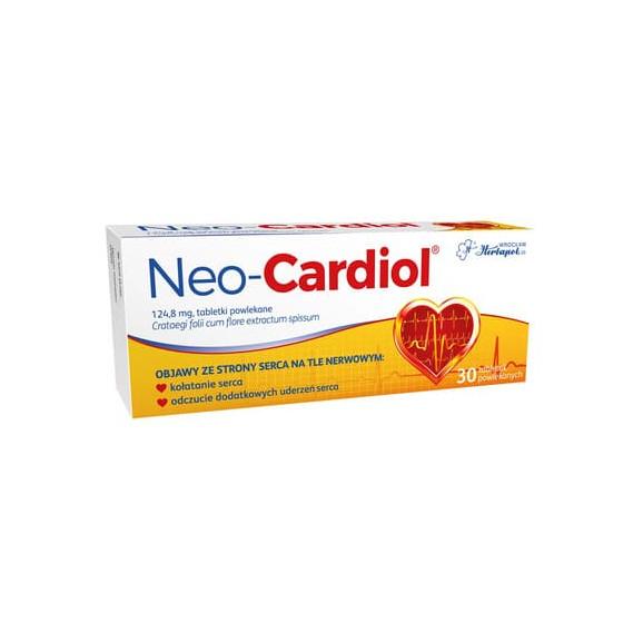 Neo-Cardiol 124,8 mg, tabletki, 30 szt. Neo-Cardiol 124,8 mg, tabletki, 30 szt. - zdjęcie produktu