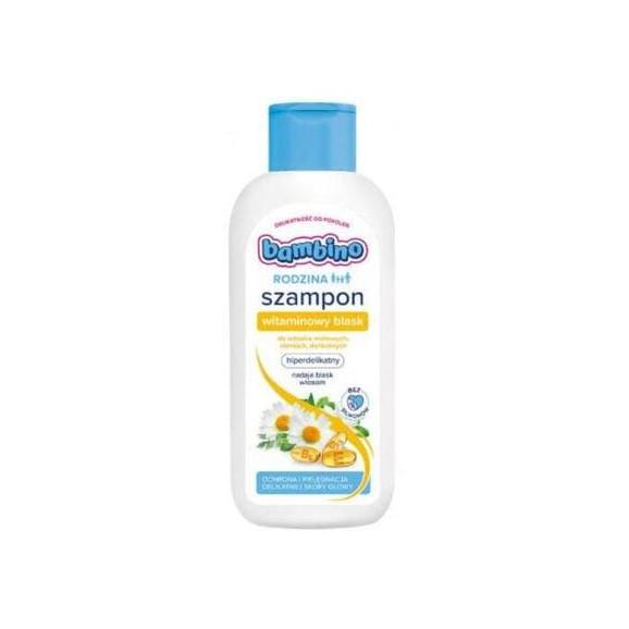 Bambino Rodzina, szampon witaminowy blask, 400 ml Bambino Rodzina, szampon witaminowy blask, 400 ml - zdjęcie produktu